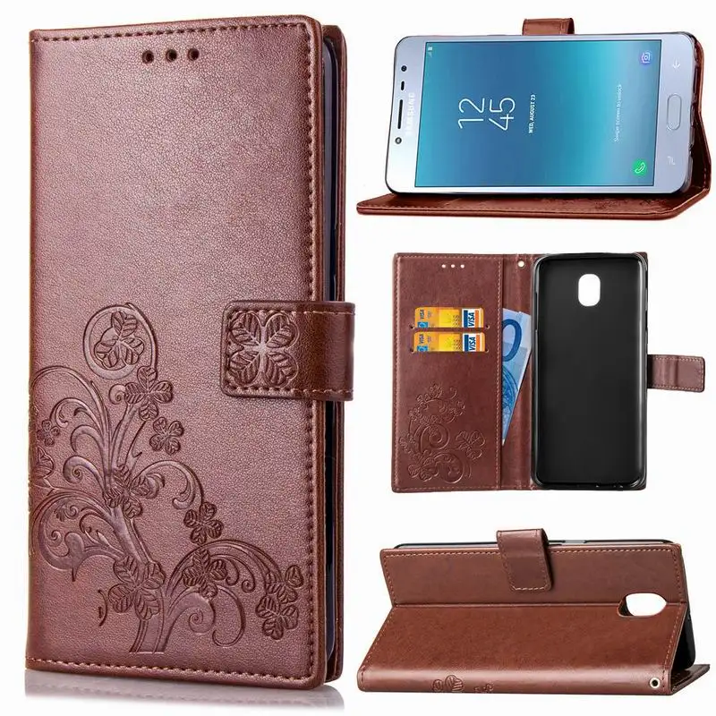 Case For Samsung Galaxy A6 A8 Plus A530 A730 j4 Core j6 2018 A3 A5 A7 2017 Flip Cover Luxury PU Leather Wallet Phone Holder | Мобильные