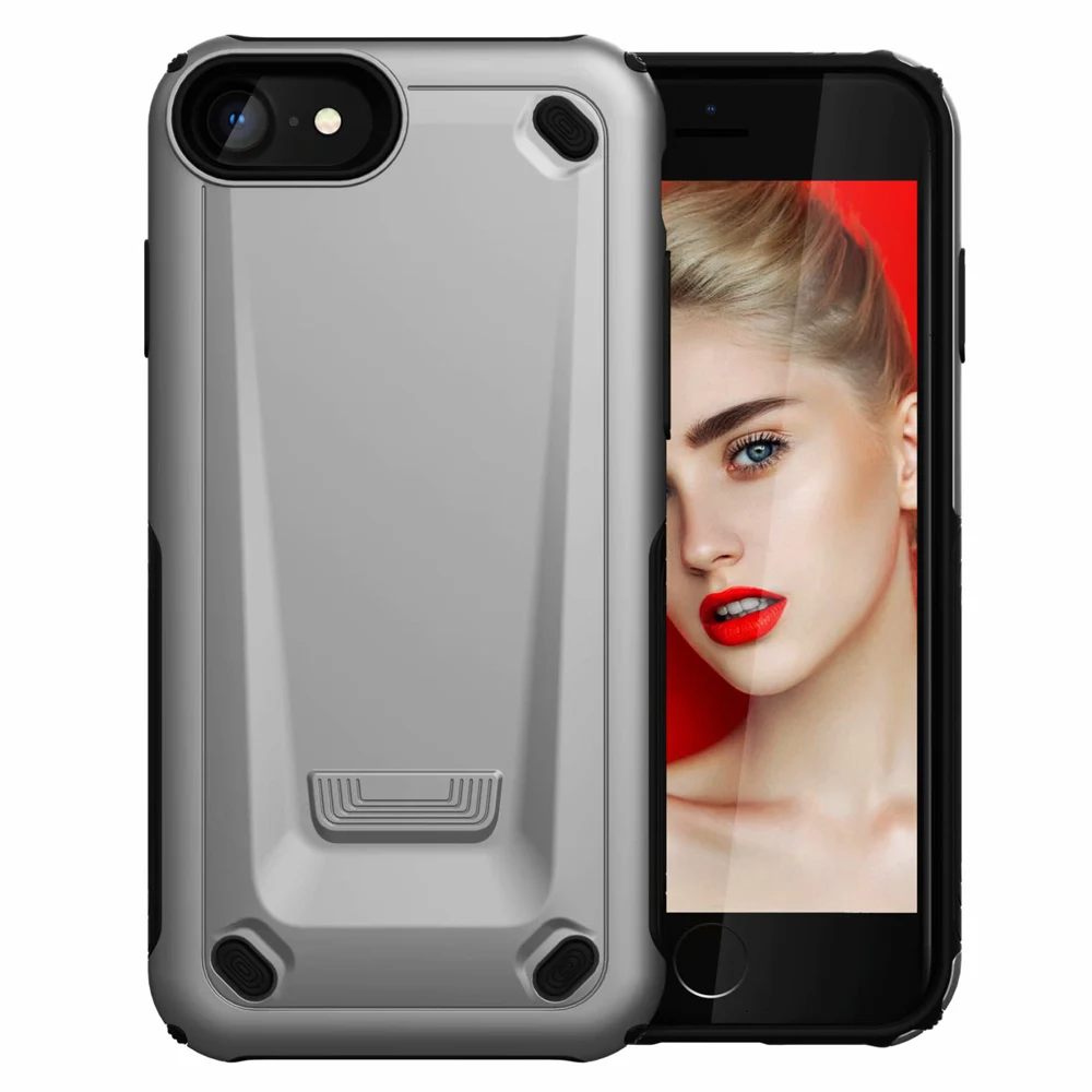 

Dual Layer Hybrid Shockproof Drop Protection Impact Rugged Phone Case Armor Cover For iPhone 6 6S/iPhone 7/iPhone 8
