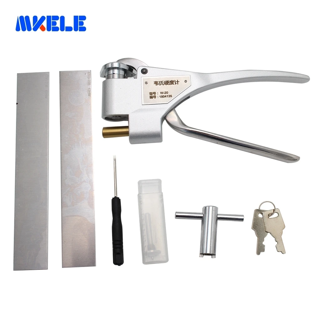 

W-20 Metal Portable Hardness Tester Measure Aluminum Alloys Webster Hardness Tester Measuring Range 0-20HW