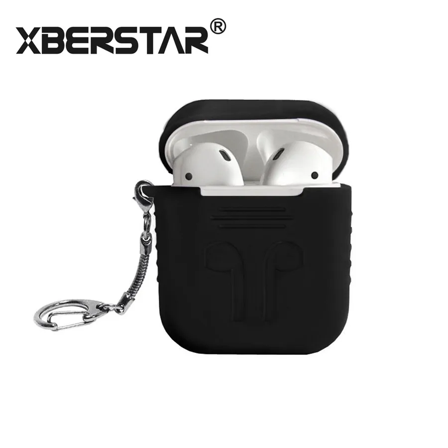 

Silicone Protective Case For Apple AirPods Case Silicone Shock Proof 3nd Generation Key-chain Protector Cover for AirPods
