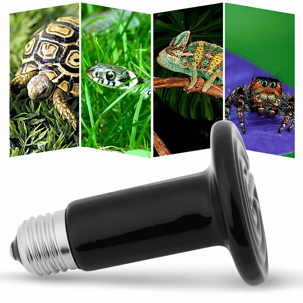 

Pet Heating Light Bulb Mini Infrared Ceramic Emitter Heat Light Lamp Bulb For Reptile Pet Heater Brooder New Arrival