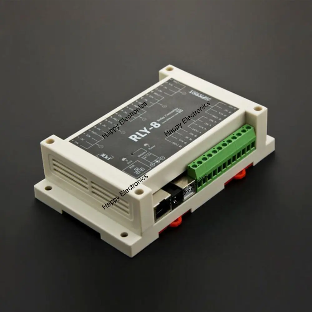 DFRobot 8 канальный релейный контроллер Ethernet реле STM32 на входе 7 ~ 23 в/44 57 в 277V 10A/125V 12A