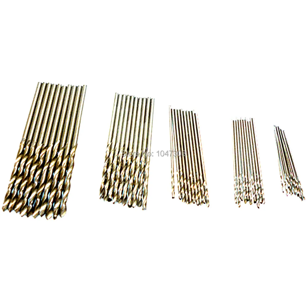 

50pcs 0.6mm 0.8mm 1mm 1.5mm 2mm High Speed Steel Twist Drill Bits Hss Micro Drills Bits Straigth Shank Woodworking Drill Bit