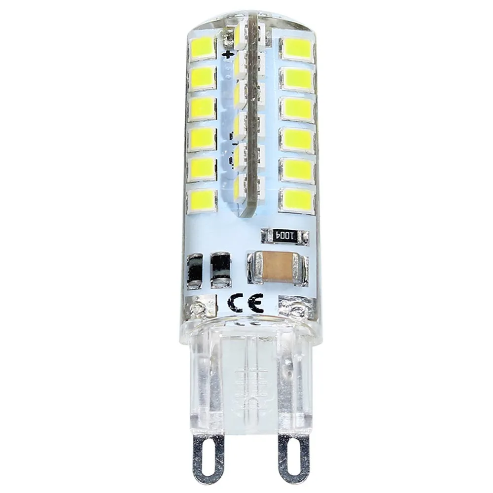 1 упаковка силиконовая G9 220 В 2835 SMD 7 Вт 48 светодиодная хрустальная лампа