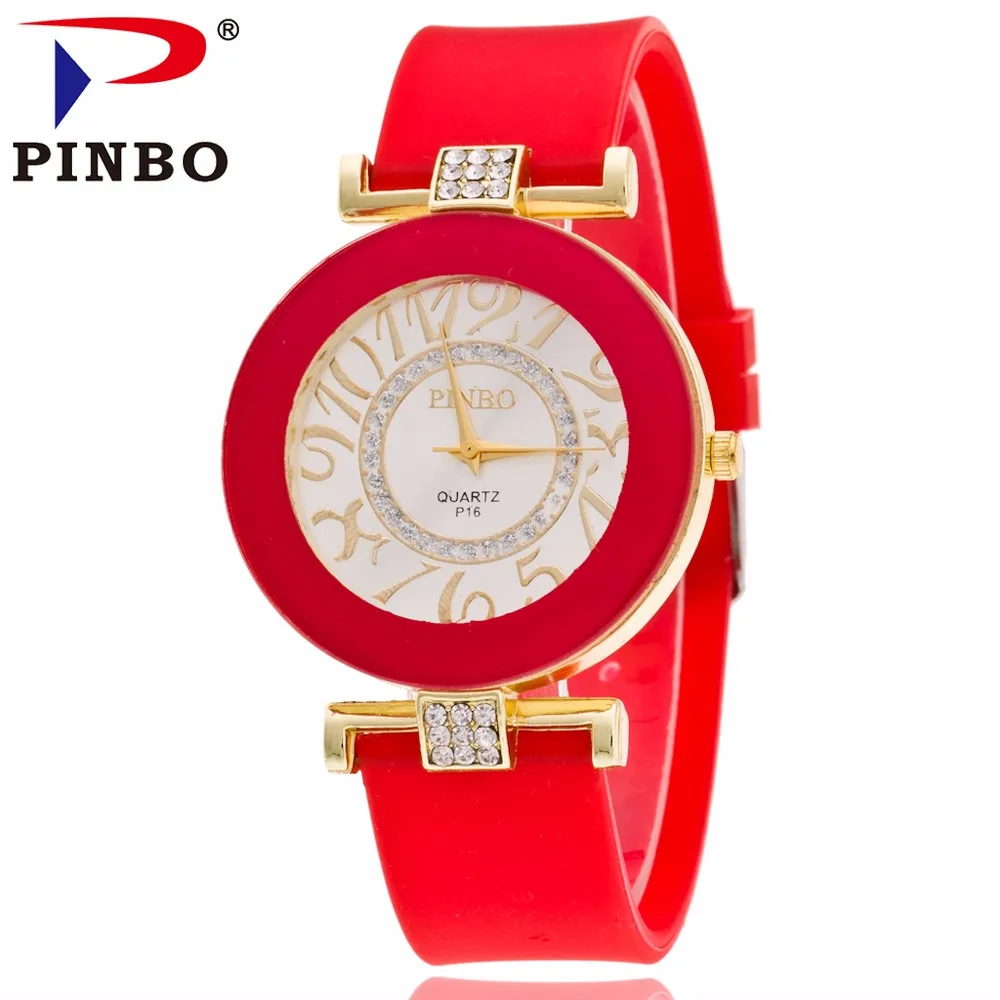 Relogio Feminino 2018 PINBO модные Фирменная Новинка Для женщин часы Повседневное