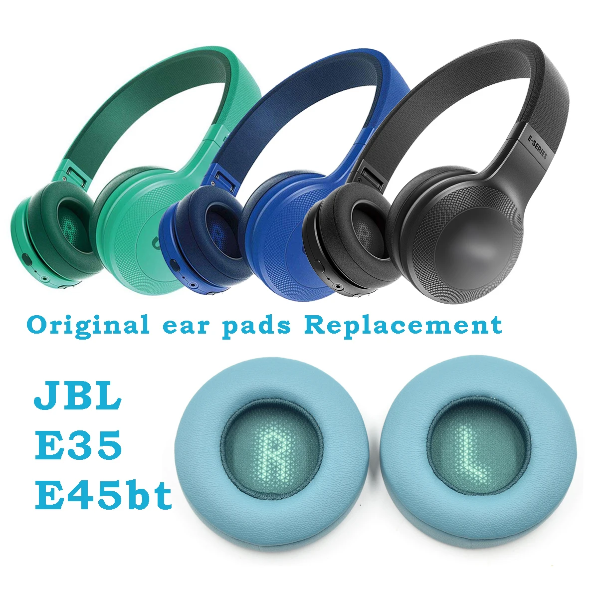 Сменные вкладыши Defean Green для наушников JBL E35 E45bt E45 Bluetooth из Протеиновой кожи и пены