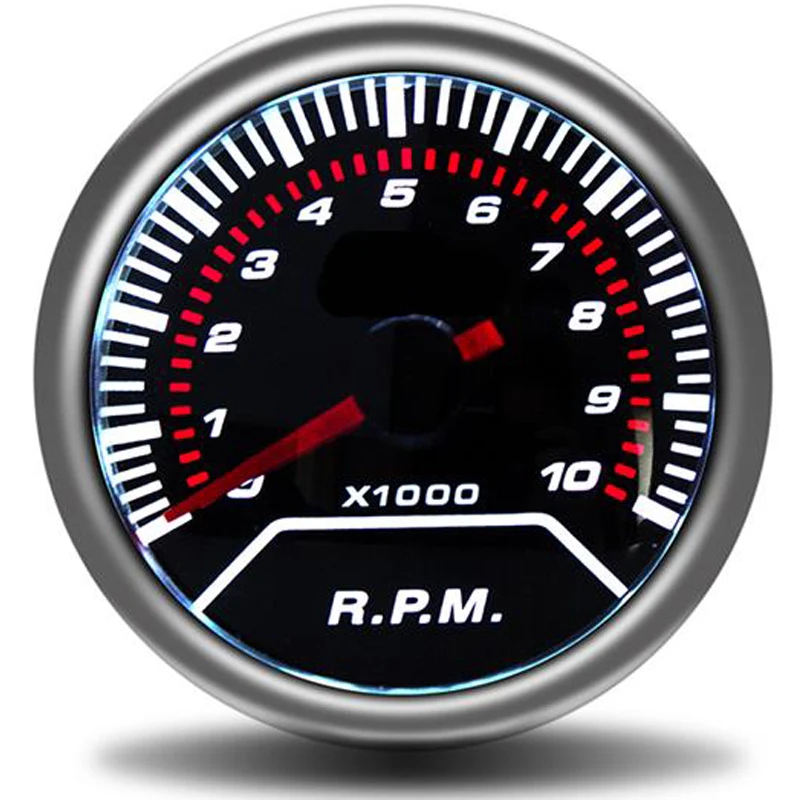

Auto Tachometer 2" 52mm Smoke Lens 0-10000 RPM Gauge Super Bright Led lighting Car meter speedometer car boat digital tacometro