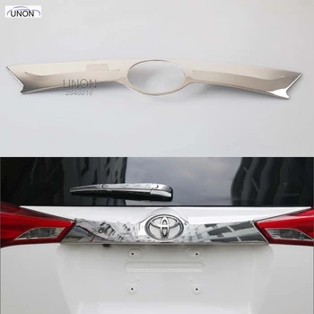 

HOTTOP 1 Pcs For Toyota RAV4 2013 2014 Chrome Rear Trunk Lid Cover Trim
