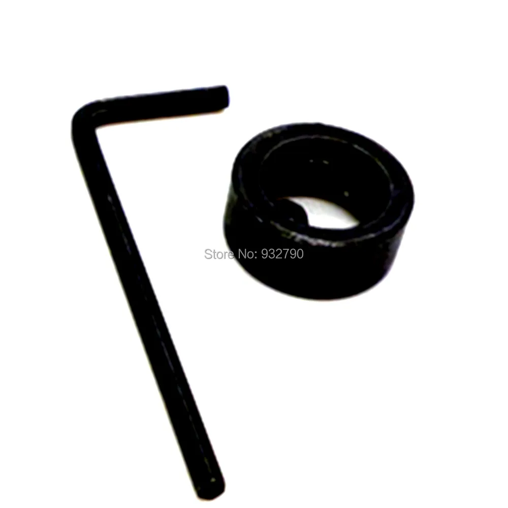 Drill Bit Shaft Depth Stop Collars Ring Set 10mm Woodworking Wood Drills Ring Dowel Shaft Collar Hex Wrench Woodwork Drill Bit