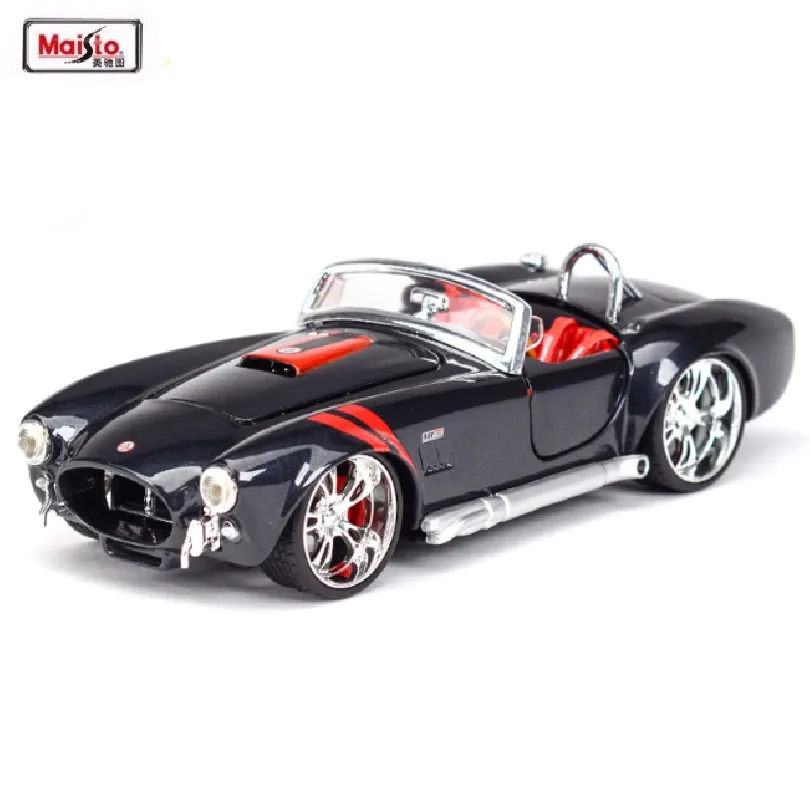 1:24 1965 FORD Shelby Cobra 427 сплав модель автомобиля металлический литой под давлением