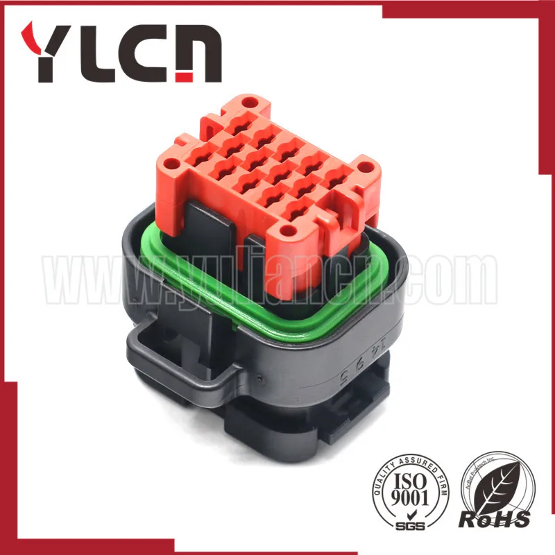 

14 Pin AMPSEAL PLUG ASSEMBLY connector PLUG 776273-1 With Terminals 770520-1