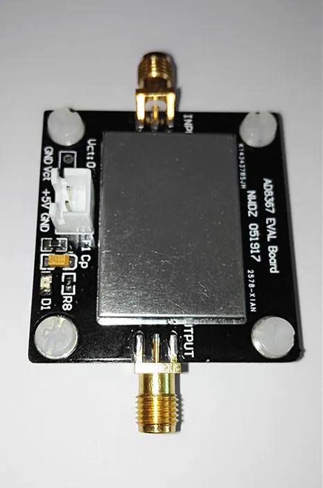 

500M, 45DB, variable gain, high linearity, low distortion, VGA+AGC, AD8367 module, official line