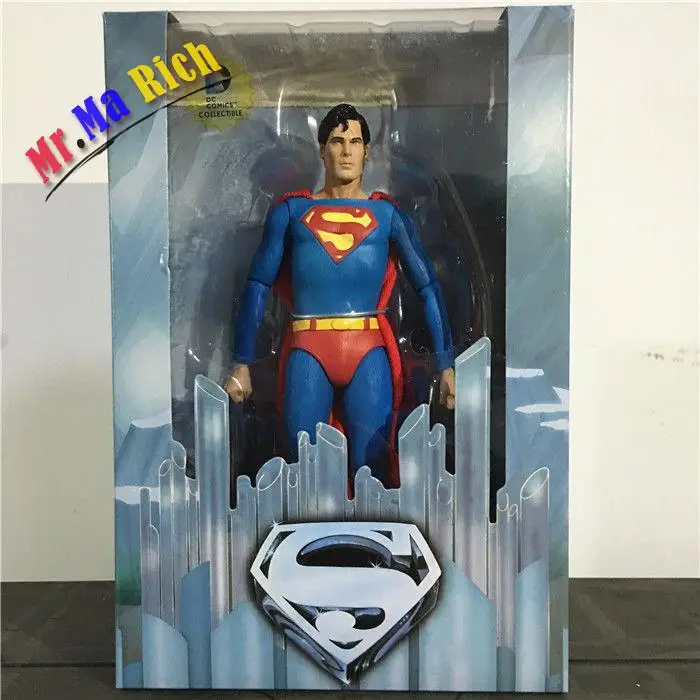 Neca Dc Comics Супермен Кристофер Ривз супергерой 7&#034; фигурка из ПВХ Ib