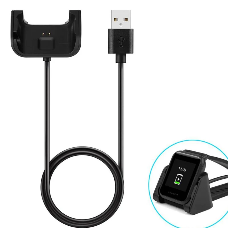 

Dock Charger Adapter Stand USB Charging Cable Data Sync Cord for Xiaomi Huami Amazfit Bip BIT PACE Lite Youth Smart Watch A1608
