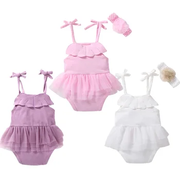 

baby girl dress 2019 girls summer hayi dress infant girl baby 0-1 lace butterfly mesh gauze sling hayi dress color