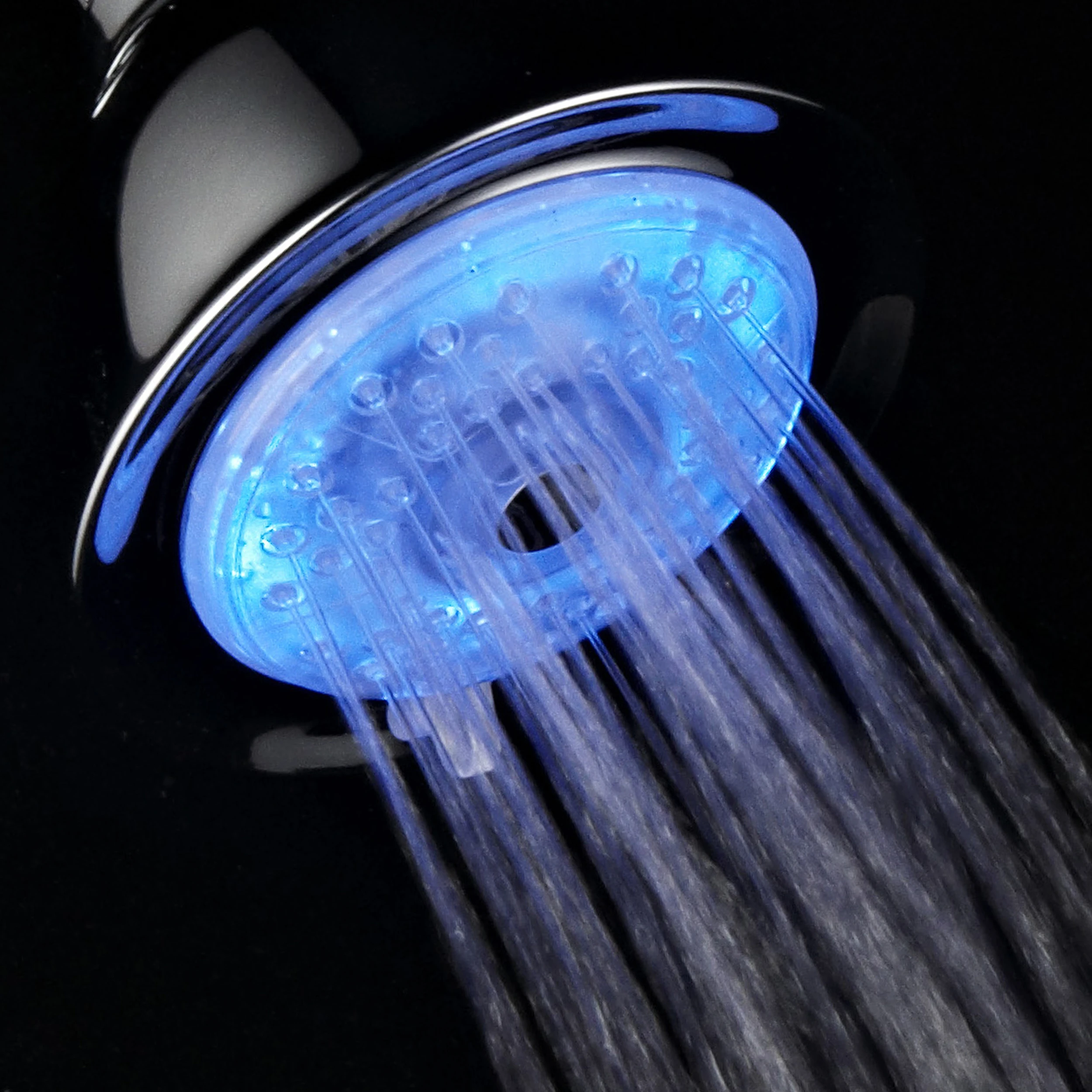 PowerSpa 7 Color Showerhead with Air Jet LED Turbo Pressure Boost Nozzle Technology (4)