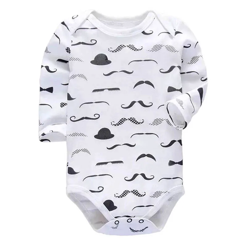 Одежда для маленьких мальчиков на 1 год, день рождения, боди с круглым вырезом для мальчиков, vestido infantil, боди с длинными рукавами для новорожденных мальчиков - Цвет: 9