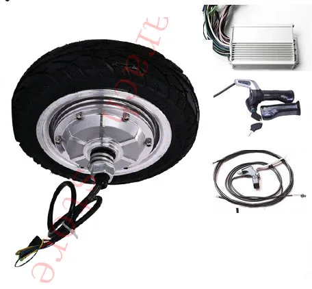 

8" 400W 48V electric wheel hub motor electric scooter kit electric longboard skateboard kit