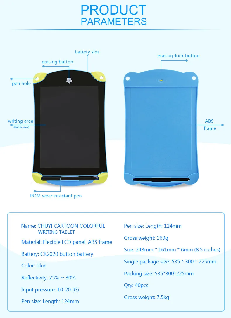 lcd writing tablet