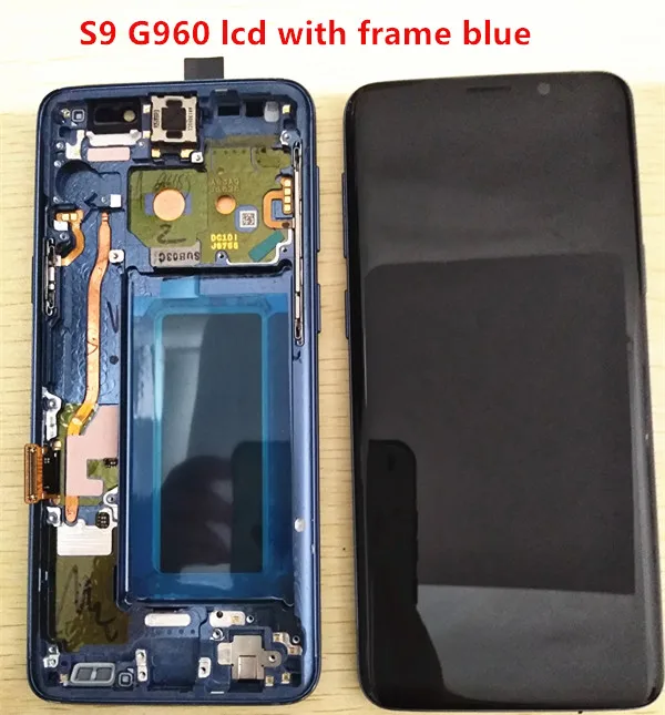 2960*1440 100% Оригинальный ЖК-дисплей с рамкой для SAMSUNG Galaxy S9 дисплей + Plus G960 G965