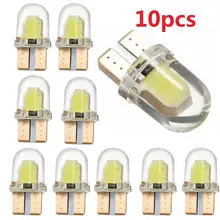 Авто светодио дный свет 10x T10 194 168 W5W УДАРА 8 SMD светодио дный CANBUS кремнезема яркий белый лампочка для подсветки номерного знака sep23