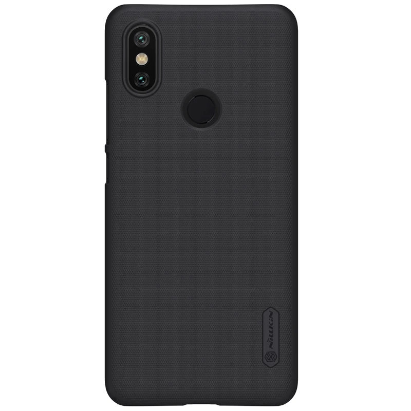 Для Xiaomi Mi A2 чехол Nillkin матовый щит твердая задняя крышка для Xiaomi Mi 6X Mi6X MiA2 чехол - Цвет: Черный