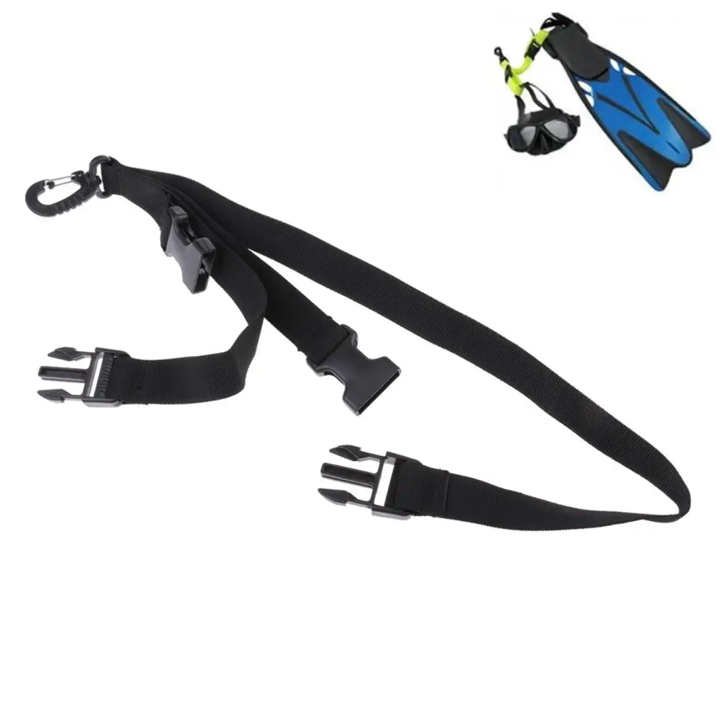 

Scuba Diving Fin Mask Keeper Strap Holder & Quick Release Buckle Swivel Clip Underwater Sports Accessories Portable & Durable