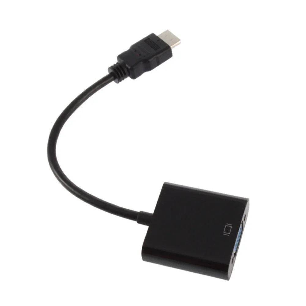 2019 Новый HDMI мужчина к VGA RGB Женский видео адаптер кабель 1080 P HDTV монитор для