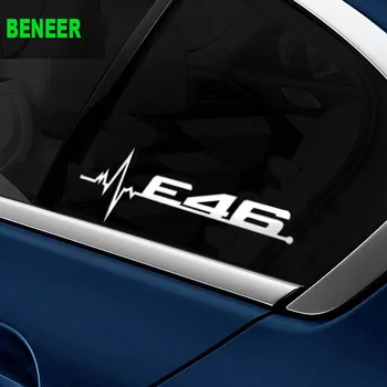 

2pcs power motorsport E30 E36 E46 E90 E91 E92 car windows sticker Car sticker for BMW 3 series 316i 320i 325i 328i 330i 335i