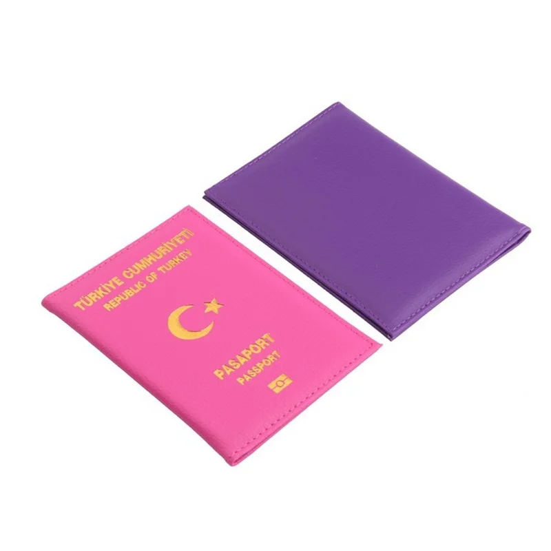 New Turkey Passport Cover for Women Cute Passport Holder Travel Wallet Card Passport Holder Document Organizer for Turkey