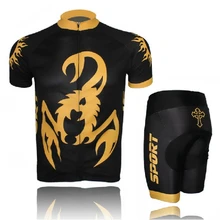 XINTOWN черный желтый для мужчин команда велосипед набор из майки и шорт Pro велосипедная одежда костюмы ropa ciclismo велосипедный Топ Одежда MTB рубашки