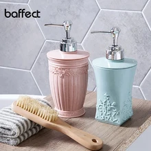 Резной пластиковый диспенсер для мыла и шампуня практичный жидкий мыльный ящик шампунь контейнер для геля для душа держатель для ванной кухни