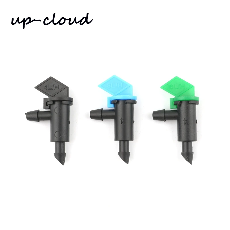 

20pcs 4L/h 8L/h 16L/h Dripper Garden Micro Drip Irrigation Greenhouse Watering Sprayers Connect to 4/7mm Hose Connector