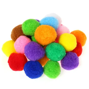

16pcs 50mm Mini Fluffy Soft Pom Poms Pompoms Ball Handmade Kids Toys DIY Sewing Craft Supplies Mixed Color