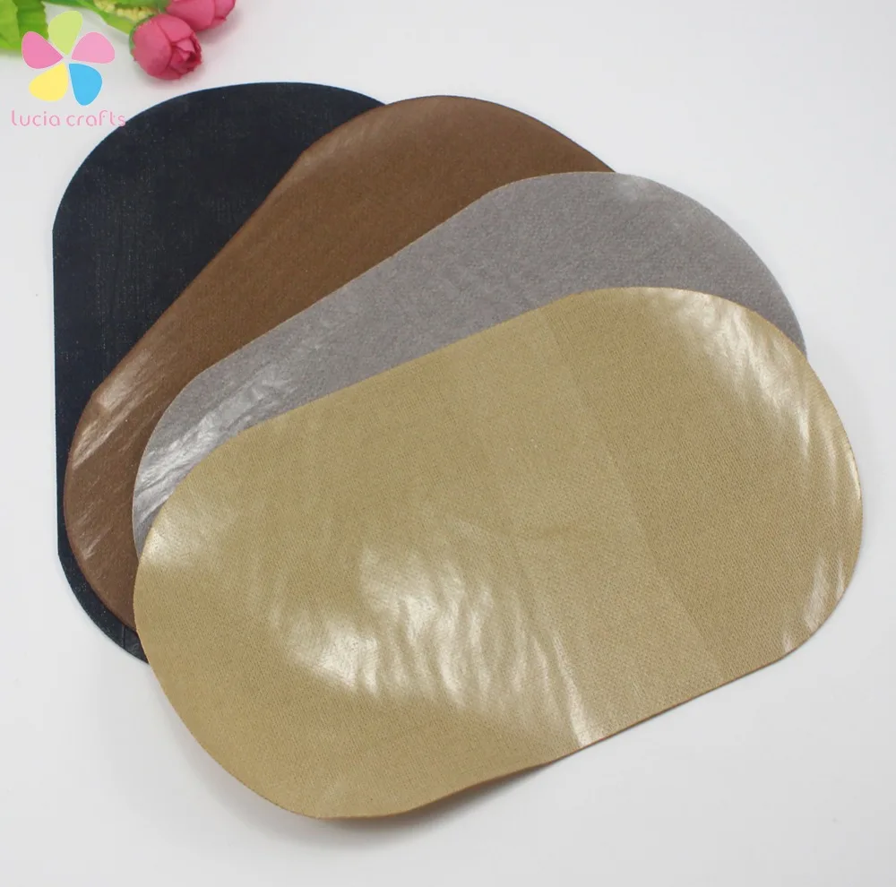 Suede Leather Patches Sewing Applique Iron on Elbow Knee Repair Decor For Clothing DIY