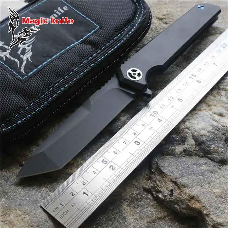 

MAIGC 2018 Gentleman Folding knife M390 Blade Titanium handle Camping Hunting Survival pocket knife Outdoors EDC Tools