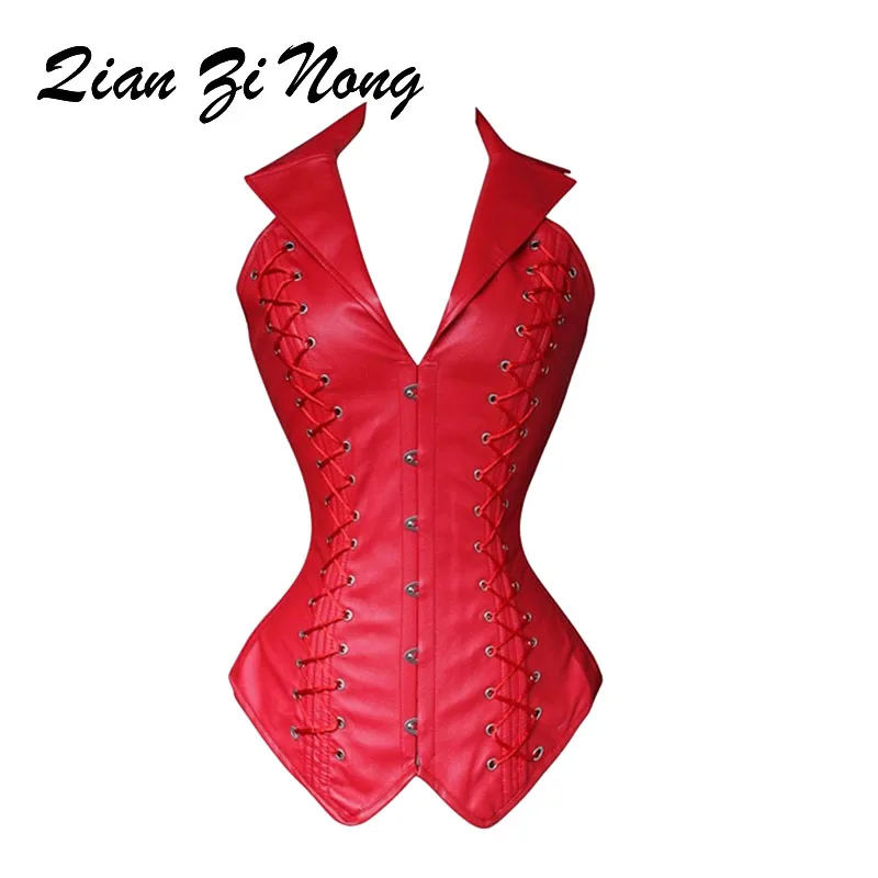 Corseentrenador Corse стимпанк сексуальные overbust armadura бюстье Ropa корсет Сексуальная кожаный
