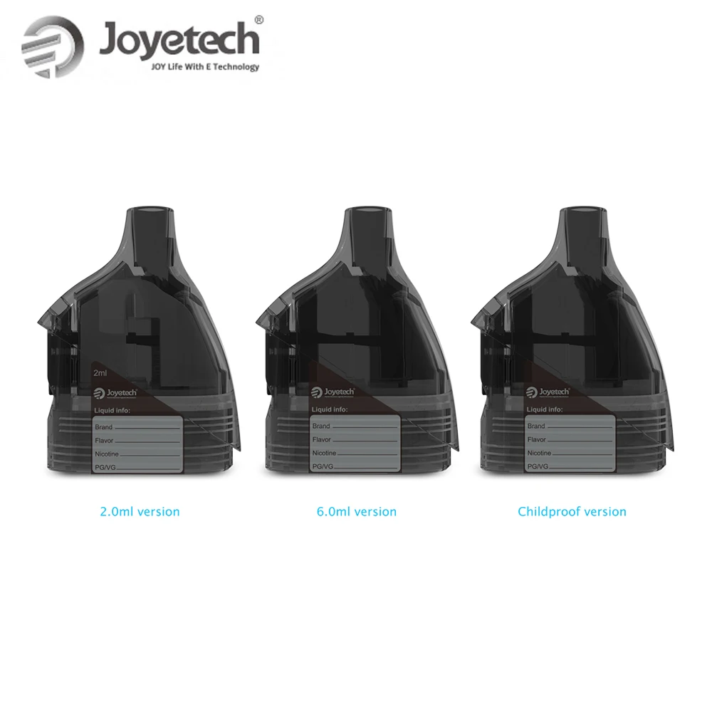 100% Original Joyetech Dolphin Cartridge with 6ml Capacity Black color e cigarette cartridedge for atopack dolphin