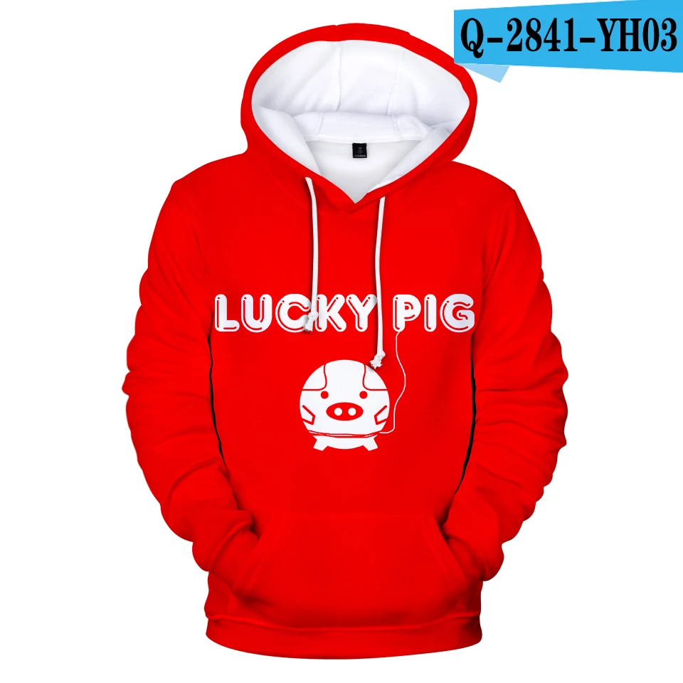 LUCKYFRIDAYF Lucky Pig 3D женские толстовки модные кавайные толстовки 3D зимние повседневные толстовки женские XXS-4XL - Цвет: Q2841