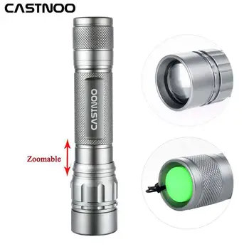 

CASTNOO Mini penlight 3500LM Q5 LED XPE Flashlight Torch 3 Modes zoomable Adjustable Focus Lantern Portable Light use