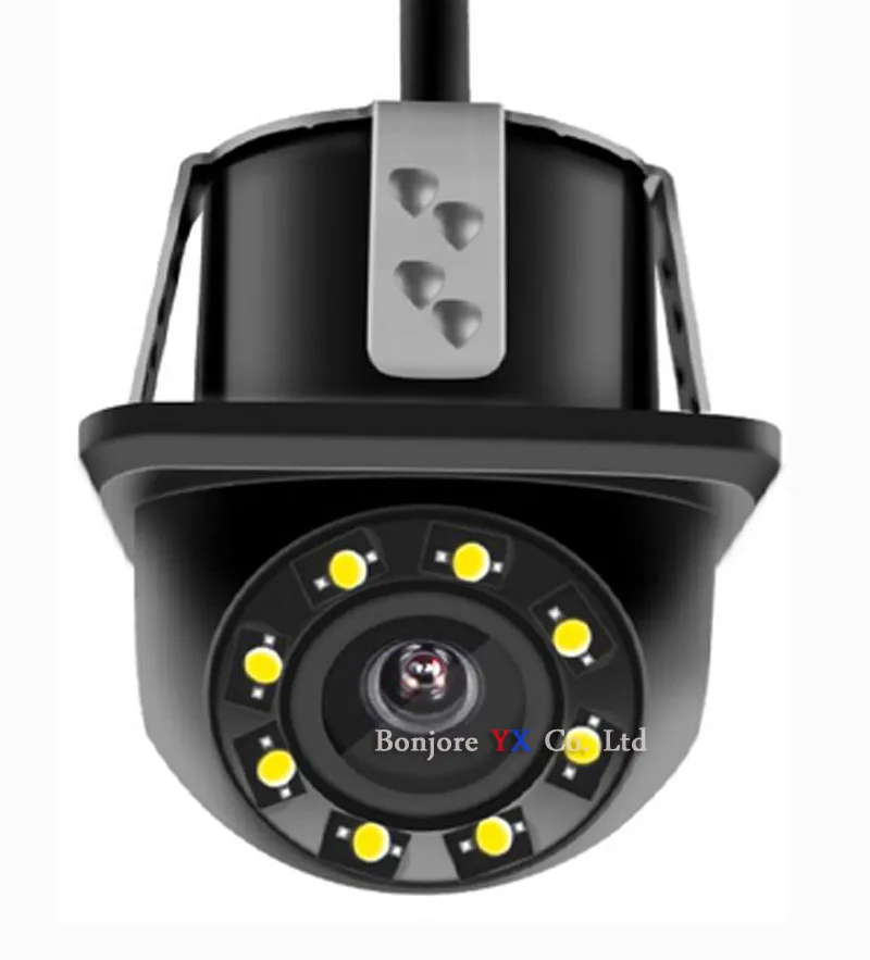 Koorinwoo автомобиль видео парктроник автомобиль парковочные датчики 8 сигнализация фронтальная камера автомобиля заднего вида камера с зеркальным монитором Jalousie