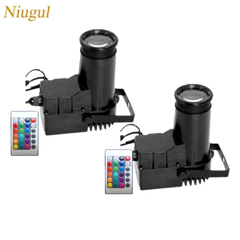 

2pcs/lot Wireless Remote Control 10W LED Spotlight LED Pinspot Light RGB Beam Spot Lighting DJ Disco Party Backlight Stage Light