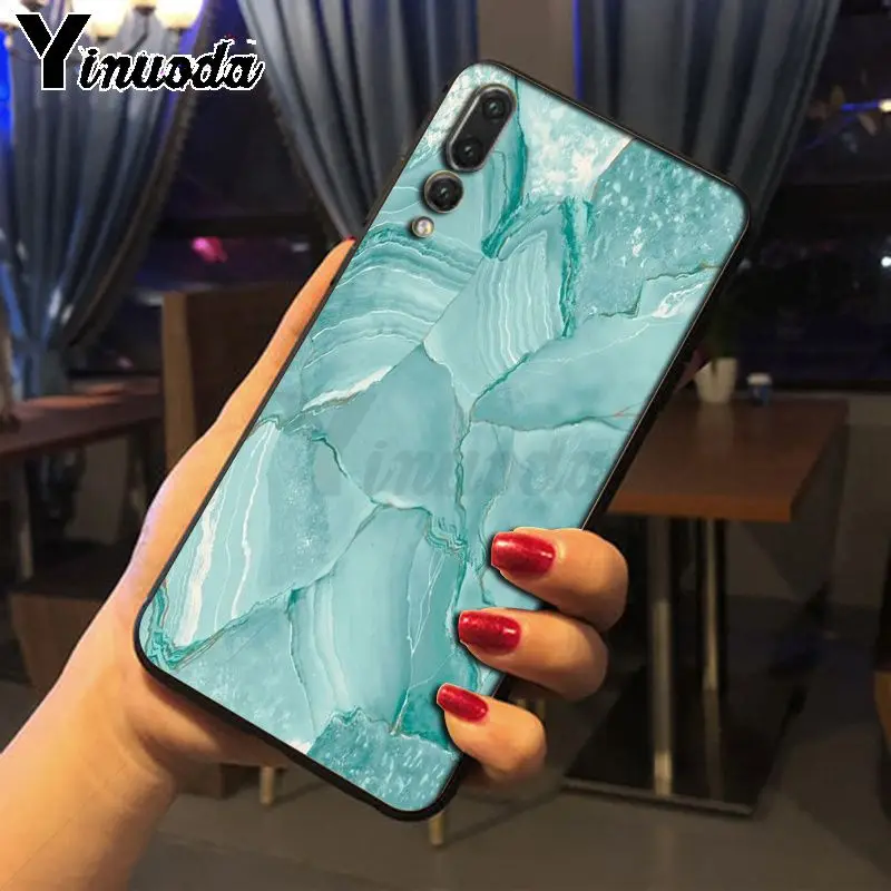 Triangle green marble stone Graphic