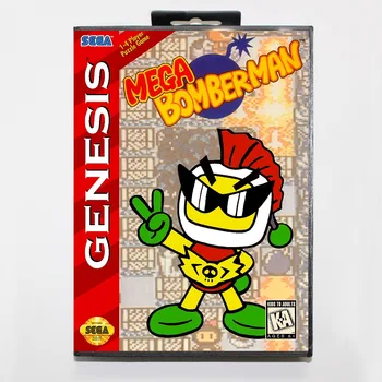 

New 16 bit MD game card - mega bomberman with Retail box For Sega genesis system