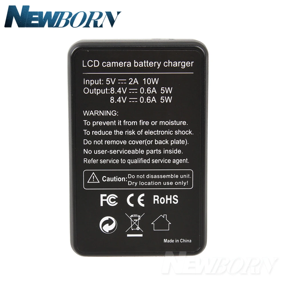 Зарядное устройство с двумя USB портами для Canon PowerShot D10 D20 D30 ELPH 500 HS S90 S95 S120 SD770 IS SD980