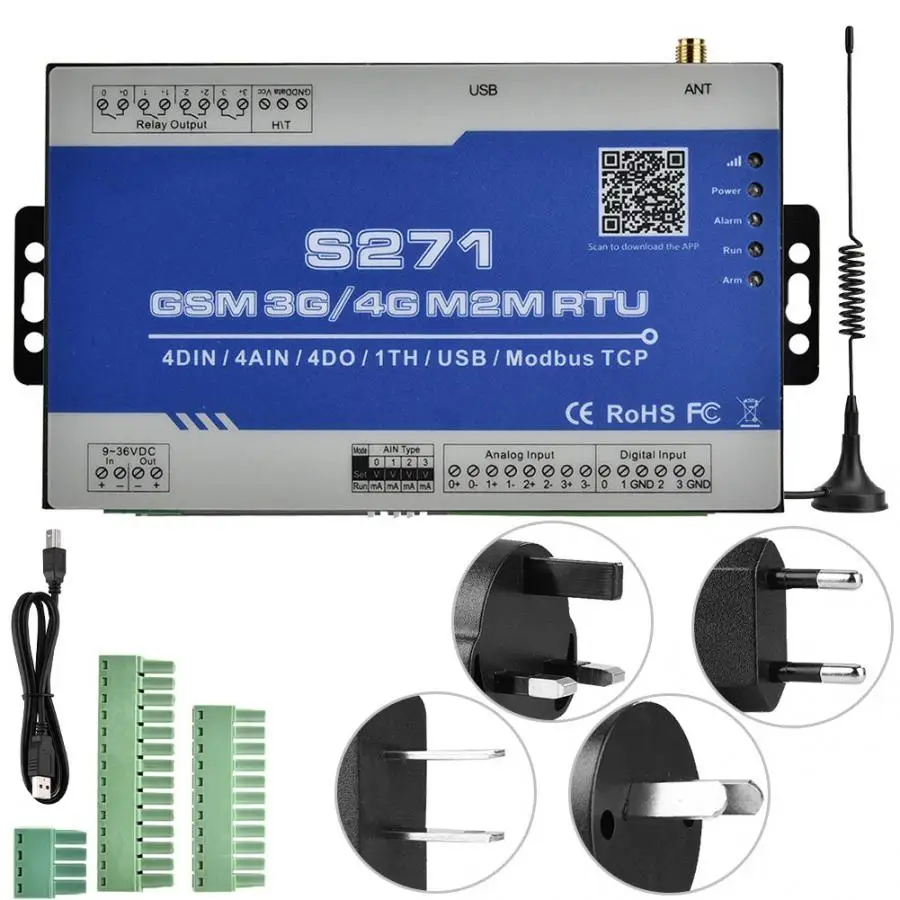 Сигнализация s охранная домашняя сигнализация комплекты GSM беспроводной дистанционный детектор Температура Влажность SMS сигнализация в режиме реального времени Обнаружение