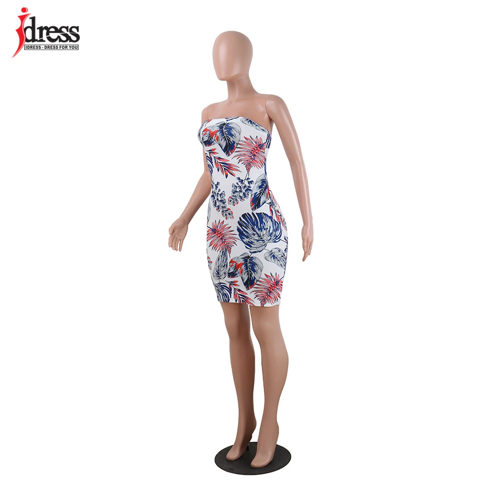 IDress Ladies Dresses Large Sizes Robe Femme Ete 2017 Sexy Summer Backless Pencil Dress Latex Party Dress Cheap Clothes China Vestiti Donna (4)