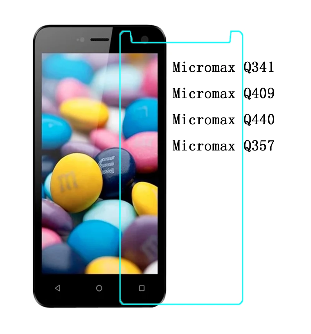 Закаленное стекло для Micromax Q409 5 0 защита экрана защитная пленка переднее Q341 Q440 Q357