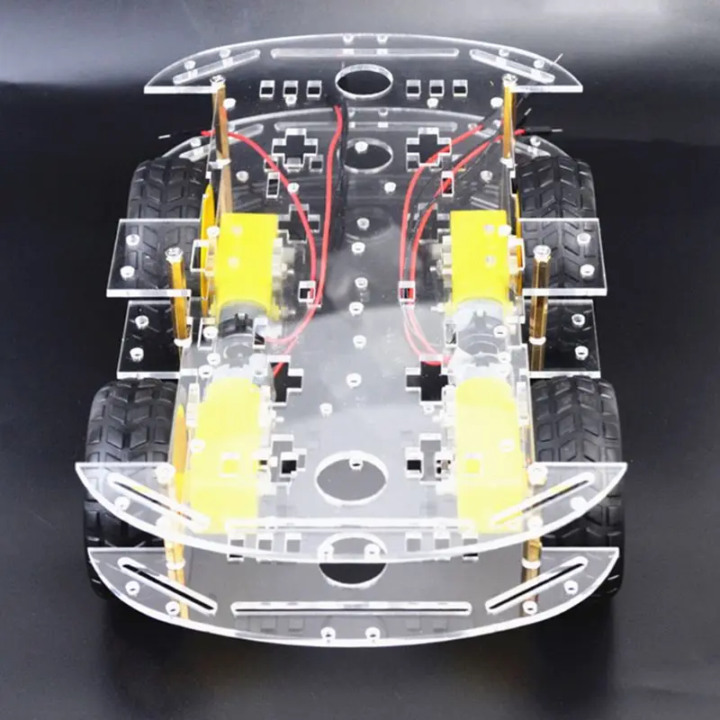 New Hot Motor Smart Robot Car Chassis DIY Kit Speed Encoder 4WD 4 Wheel Drive Car 1 New Hot Motor Smart Robot Car Chassis DIY Kit Speed Encoder 4WD 4 Wheel Drive Car 4