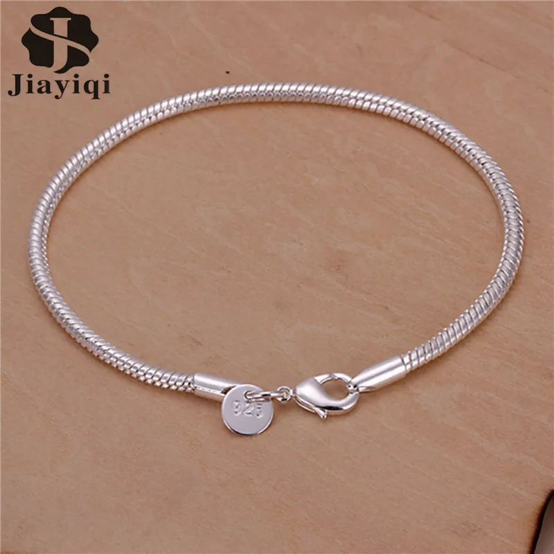 

Jiayiqi Top Quality Silver color Bracelets for Women 2017 New Arrival Bracelets & Bangles Hot Sale Valentine's Day Gift